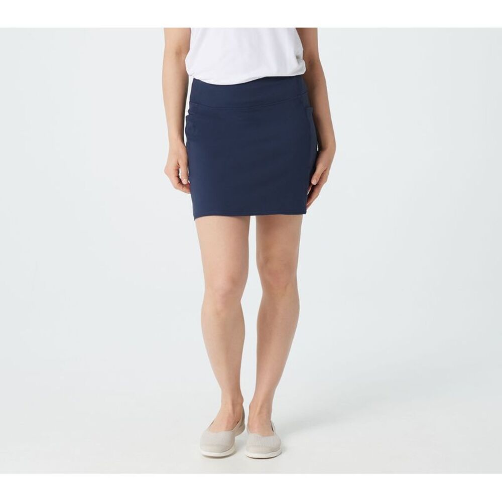 Skechers Women's Skirt Sz M GOFLEX GoWalk Skort Pockets Blue A655331